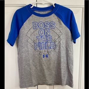Under Armour  heat gear baseball tee shirt